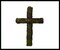 24" Angel Vine Moss Cross – Rustic Wall Décor for Religious Events or Wreath Crafting (KG3211)